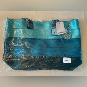 Harveys Legacy Collection Peacock Medium Streamline Tote NWT